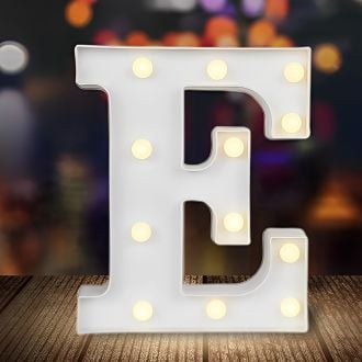 Steel Marquee Letter White Font E High-End Custom Zinc Metal Marquee Light Marquee Sign