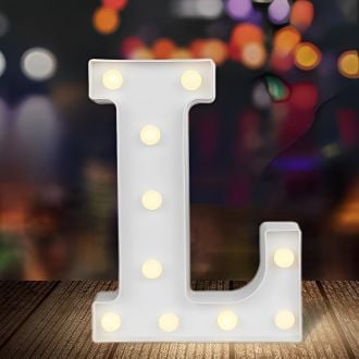 Steel Marquee Letter White Font L High-End Custom Zinc Metal Marquee Light Marquee Sign