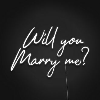 Will You Marry Me Custom Neon Sign NE1101042