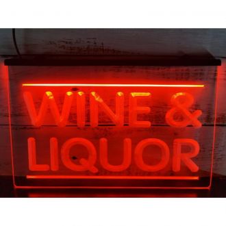 Wine and Liquor Store LED Neon Sign