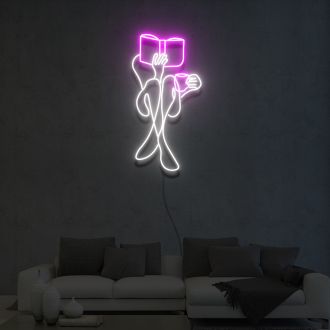 Woman Reading Neon Sign Lights Night Lamp Led Neon Sign Light For Home Party MG10269