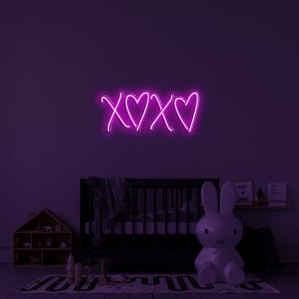 XOXO Heart Shape Neon Sign MNE11706