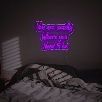 You Are Excatly You Need To Be LED Neon Sign