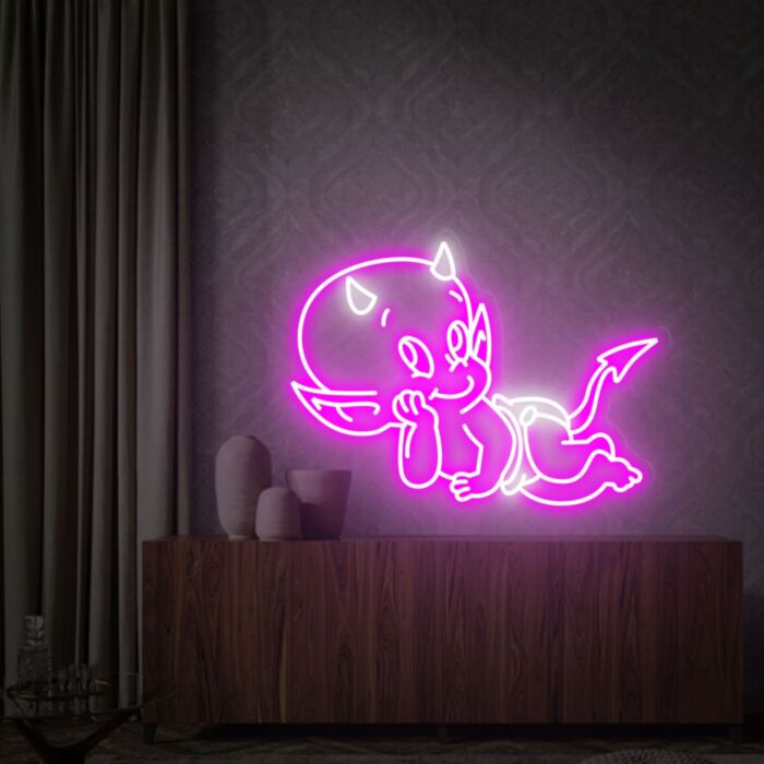 Hot Stuff The Little Devil Led Neon Sign Wall Art Home