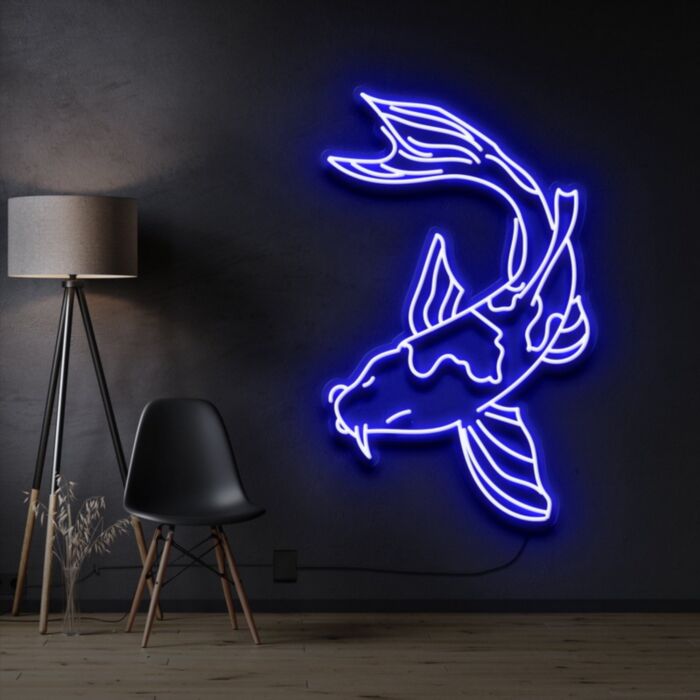 Koi Fish V2 Neon Sign