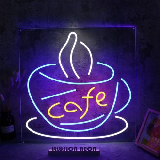 Cafe Logo Neon Sign