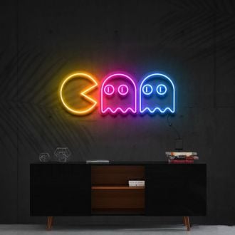 Chasing Ghosts Multicolour Neon Sign