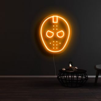 Friday The 13th Mask Neon Sign