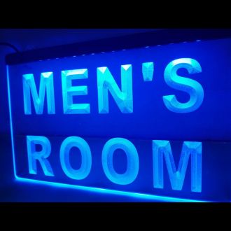Mens Room Toilet Restroom LED Neon Sign