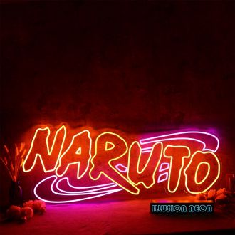 NARUTO Logo Red LED Neon Sign