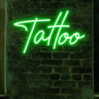 Need a neon sign tattoo for your tattoo shop? We have many designs for