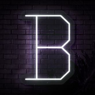 Personalized Initial Letter B Neon Sign MNC41521