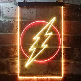 The Flash Logo Dual LED Neon Sign