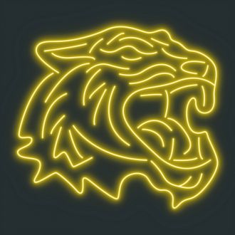 Tiger Head Neon Sign
