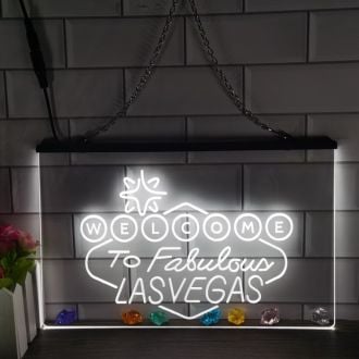 Welcome to Las Vegas Casino Beer Bar LED Neon Sign