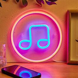 Note LED Neon Sign